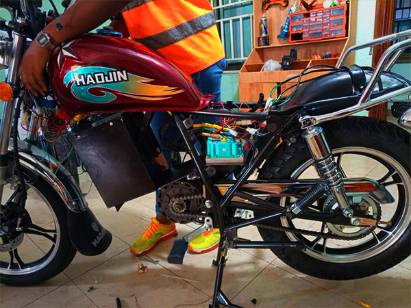 Fuel to Electric Bike Conversion